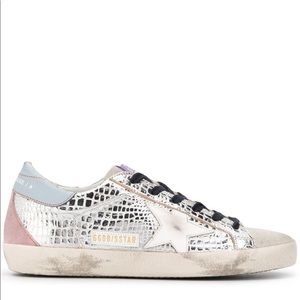 Golden Goose Superstar Crocodile Embossed Sneaker